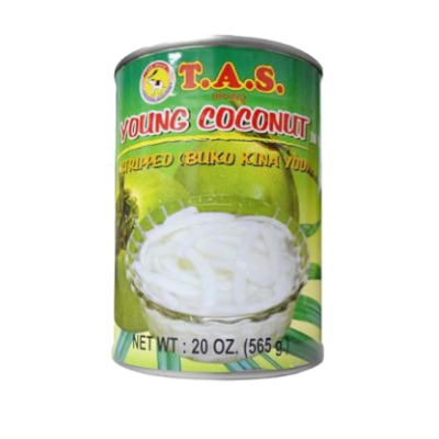 T.A.S. YOUNG COCONUT MEAT (POLPA DE COCO VERDE)