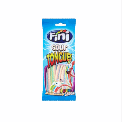 SOUR TONGUES GUMMY 6 COLORS (GOMA COLORIDA) 100g
