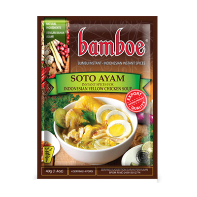 SOTO AYAM INDONESIAN YELLOWCHICKEN SOUP 40g