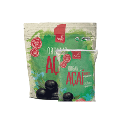 POLPA CONGELADA DE AÇAÍ C/GUARANÁ 4 X 100g