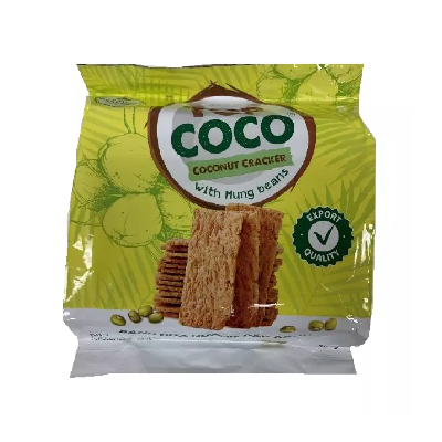 TOP COCO COCONUT CRACKER WITH MUNG BEAN 150g