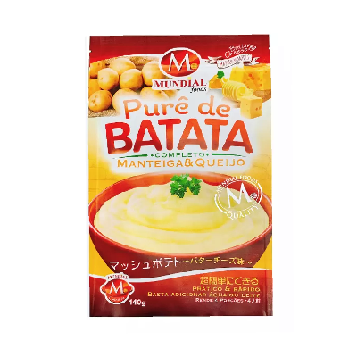 PURÊ DE BATATA C/MANTEIGA E QUEIJO 140g