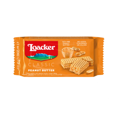 LOACKER MINI WAFER PEANUT BUTTER 45g