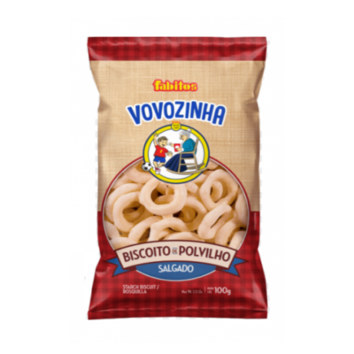 BISCOITO DE POLVILHO SALGADO 100g