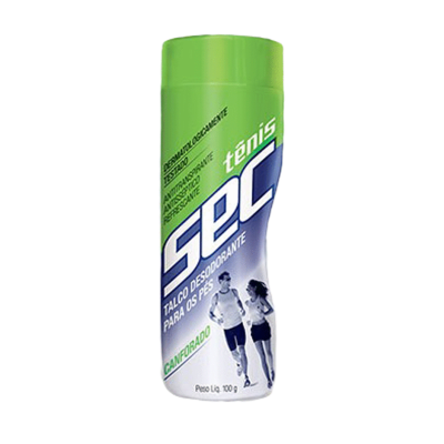 TÊNIS SEC TALCO P/PÉS CANFORADO