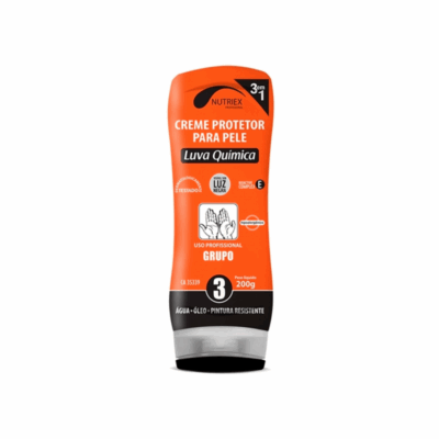 CREME PROTETOR PARA PELE LUVA QUÍMICA GR3 PLUS 200g