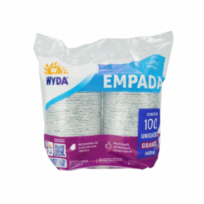 FORMA P/EMPADA ALUMÍNIO (G) 140ml X 100unid