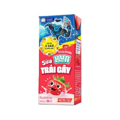 FRUIT MILK STRAWBERRY FLAVOR 180ml
