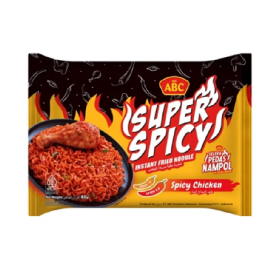 MI ABC INSTANT FRIED NOODLES SPICY CHICKEN 80g