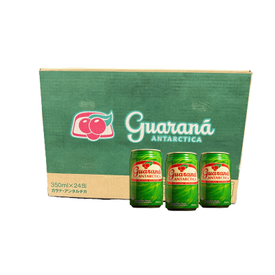 GUARANÁ ANTÁRTICA CAIXA COM 24 LATAS