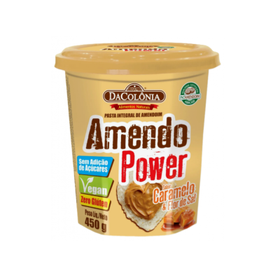 PASTA DE AMENDOIM CARAMELO & FLOR DE SAL 450g