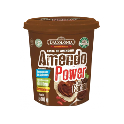 PASTA DE AMENDOIM COM CACAU 450g