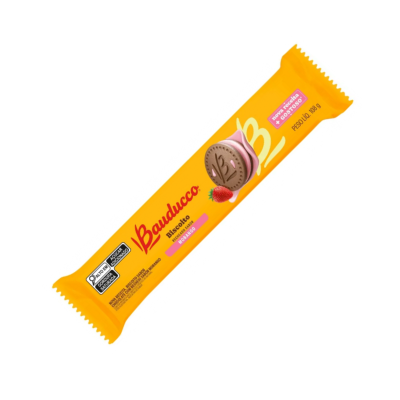 BISCOITO RECHEADO DE MORANGO 108g