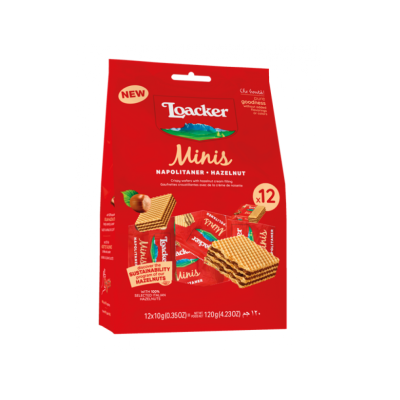 WAFER MINIS NAPOLITANER (HAZELNUT)120g