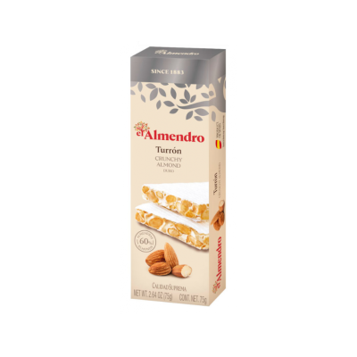 TURRON CRUNCHY ALMOND (TORRONE) 75g