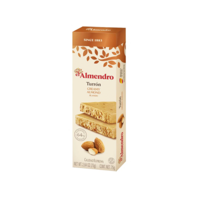 TURRON CREAMY ALMOND (TORRONE) 75g